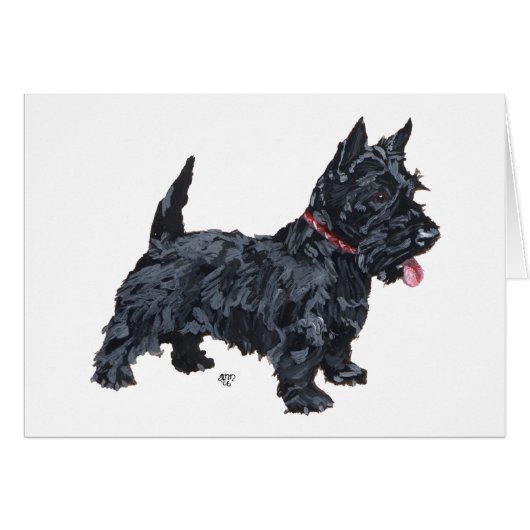 Spunky Scottie Dog Cards (Front Horizontal)