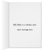 Spur-necked Fowl Card (Inside (Right))