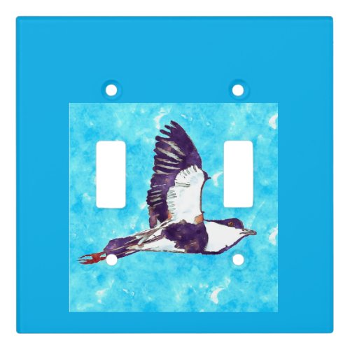Spur Winged Lapwing Light Switch Cover
