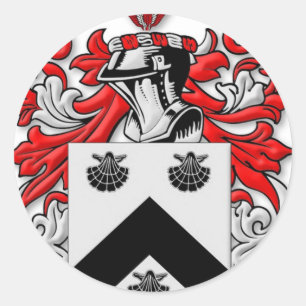 Spurgeon Coat of Arms Classic Round Sticker