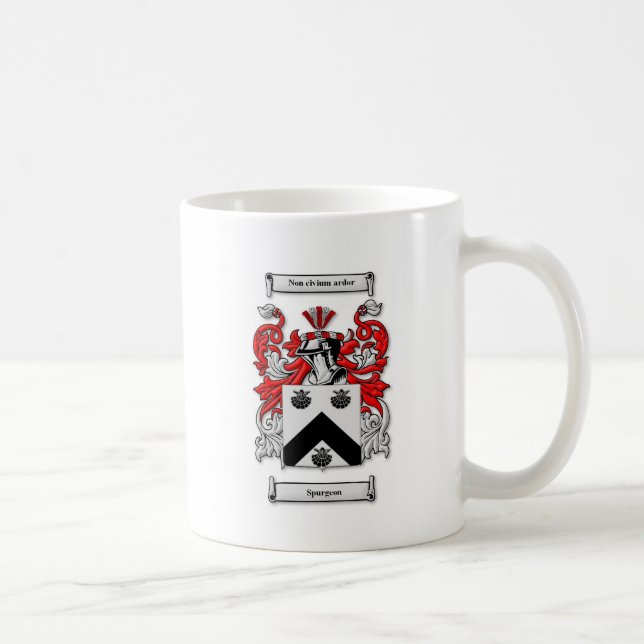 Spurgeon Coat of Arms Coffee Mug (Right)