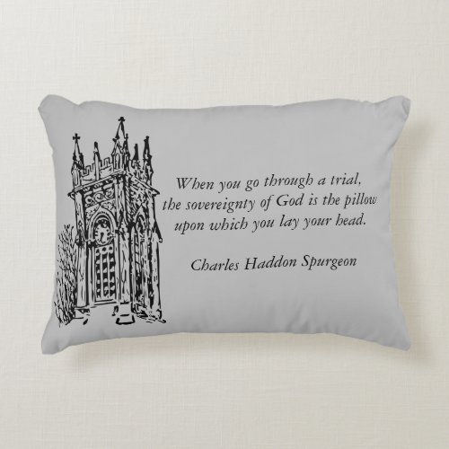Spurgeon Quote Pillow