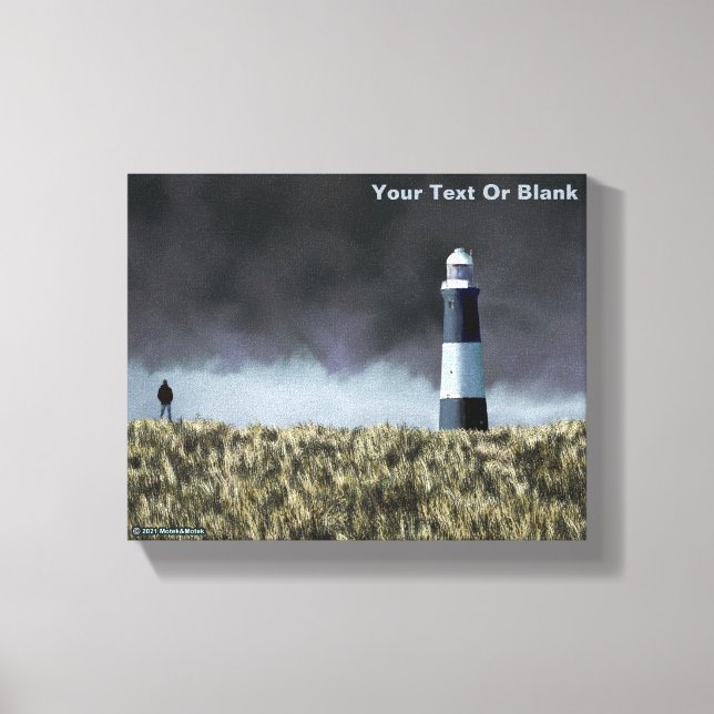 Spurn Point Lighthouse Canvas Print (Front)