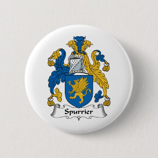 Spurrier Family Crest Pinback Button