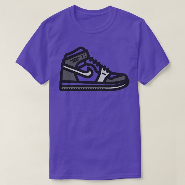 Spurs Basketball Sneakers T-Shirt (Design Front)