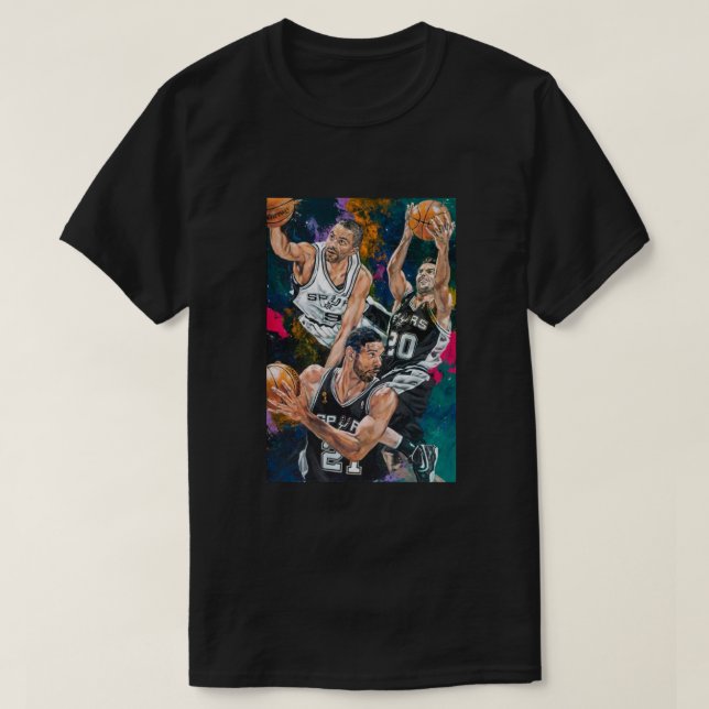Spurs big 3 T-Shirt (Design Front)