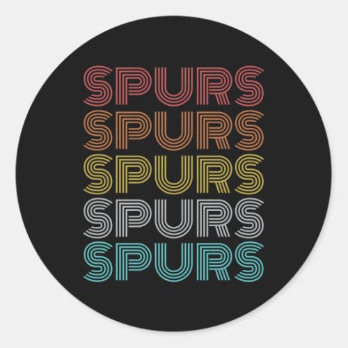 Spurs Classic Round Sticker