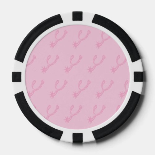 Spurs Pinks Poker Chips