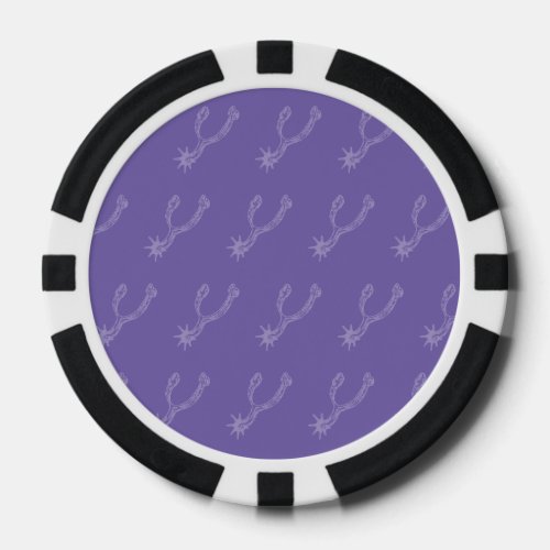 Spurs Purples Poker Chips