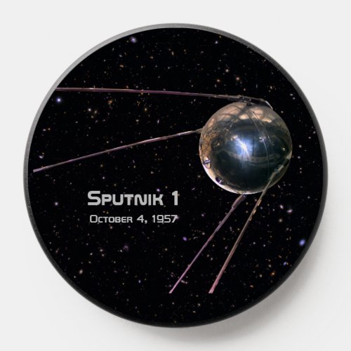 Sputnik 1 Earth Satellite PopSocket