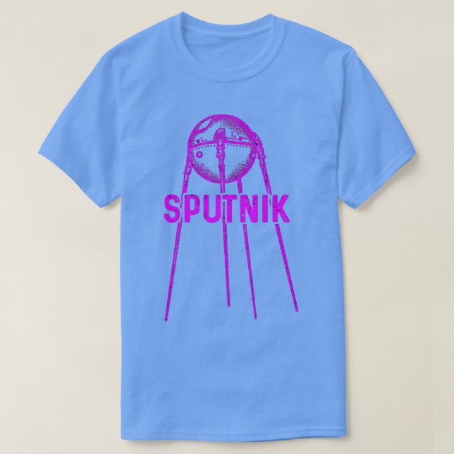 Sputnik 1 Satellite Soviet Union 195712 T-Shirt (Design Front)