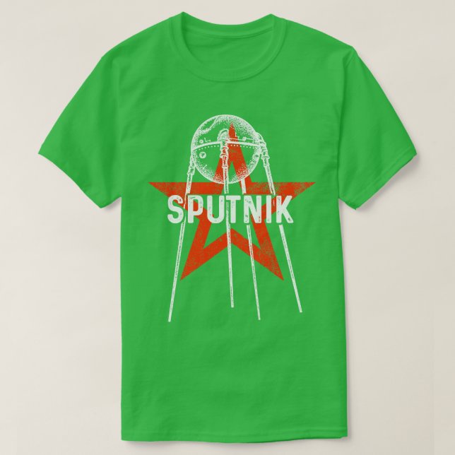 Sputnik 1 Satellite Soviet Union 1957 13 T-Shirt (Design Front)