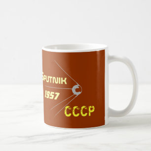 Sputnik Design Coffee Mug