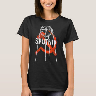 Sputnik Satellite Spacecraft Soviet Union Space Sp T-Shirt