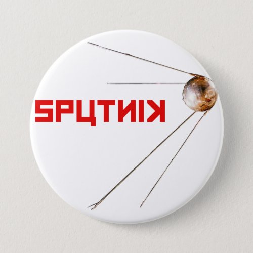 SPUTNIK _ Space History Russian Satellite Button