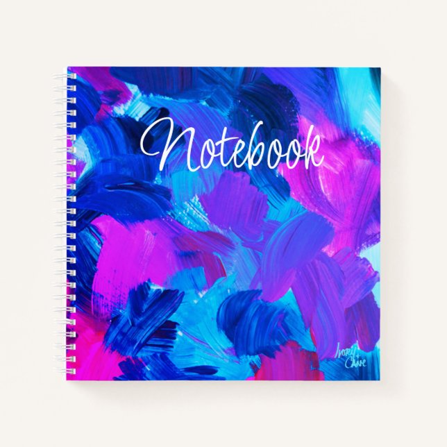 SPWW Electric Vibes Spiral Notebook (Front)