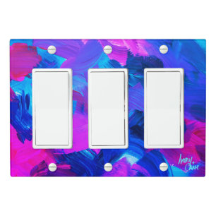 SPWW Electric Vibes Triple Rocker Light Switch Cover