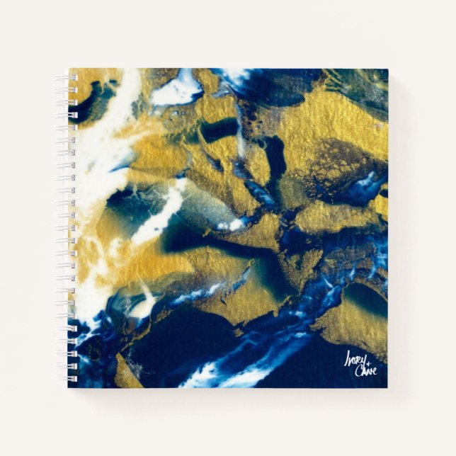 SPWW Gleaming Indigo Spiral Notebook (Front)