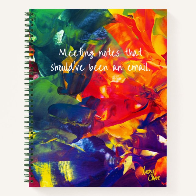 SPWW Psychedelic Spiral, Spiral Notebook (Front)