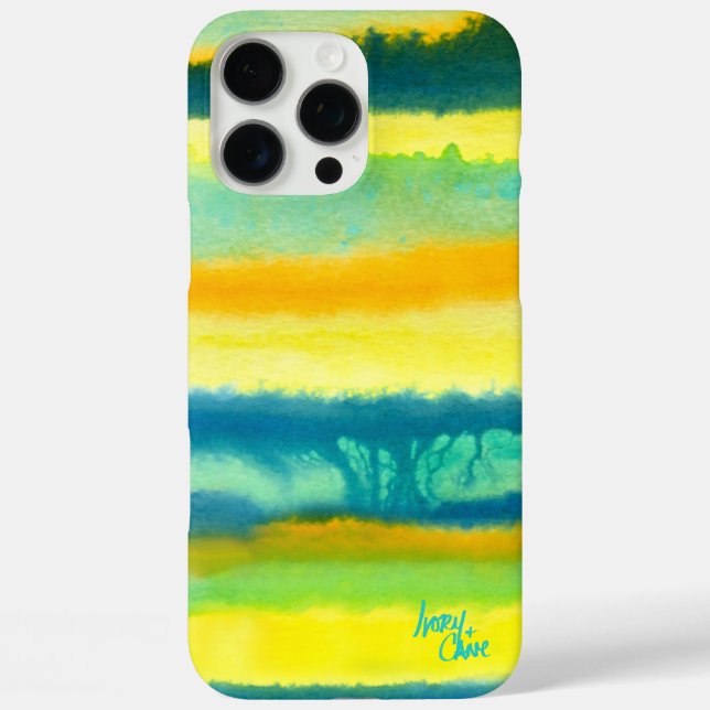 SPWW Tangoed Tiers Teal Green & Orange Case-Mate iPhone Case (Back)