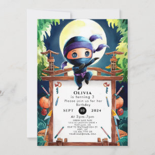 Spy Children Ninja Birthday Invitation