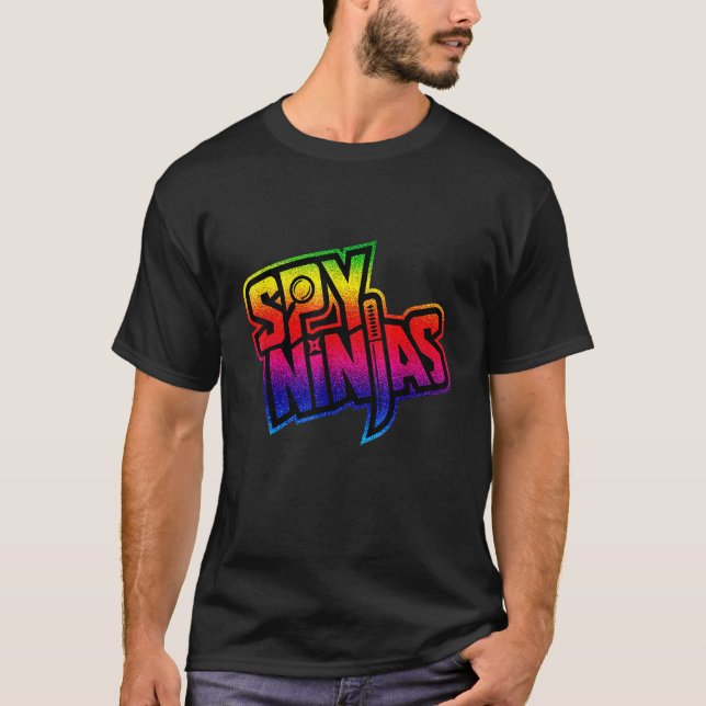 Spy Gaming Ninjas Tee Game Wild With Clay (Front)