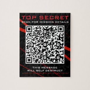 Spy Party Invitation Jigsaw Puzzle