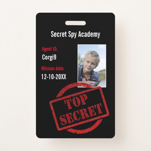 Spy Party Secret Agent Invite Badge