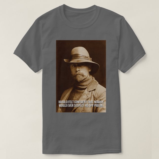 Spy Pigeons 1 T-Shirt (Design Front)