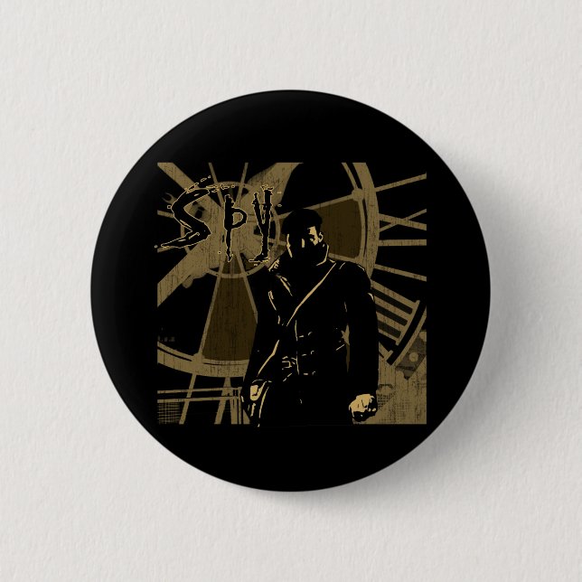 Spy Pinback Button (Front)