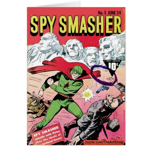Spy Smasher Cards (Front)
