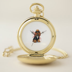 Spy Spaniel – Secret Agent Dog Pocket Watch