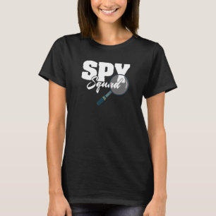 Spy Squad Police Crime Investigator Private Detect T-Shirt