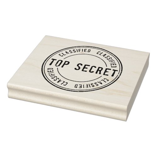 Spy Surprise Birthday Party Top Secret Rubber Stamp