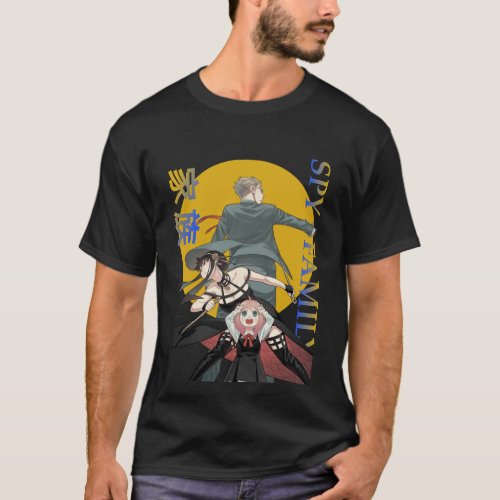  Spy x Family Anime character  T_Shirt