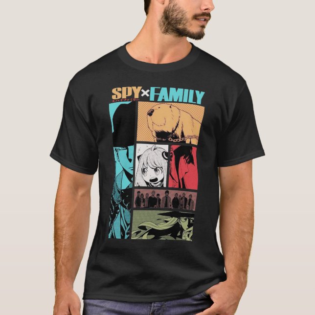 Spy x Family Forger Family Men's Basic T-Shirt (Front)
