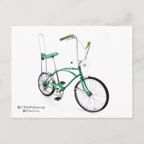 Spyder 5 Speed Bicycle Postcard