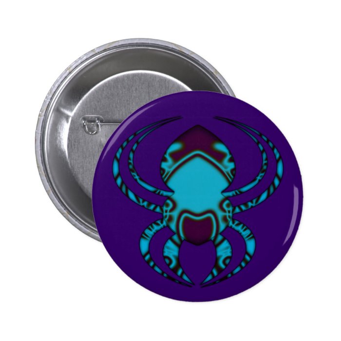 Spyder Bleu Tattoo Pin