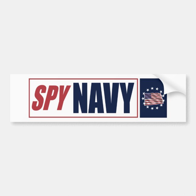 spyNAVY Bumper Sticker (Front)