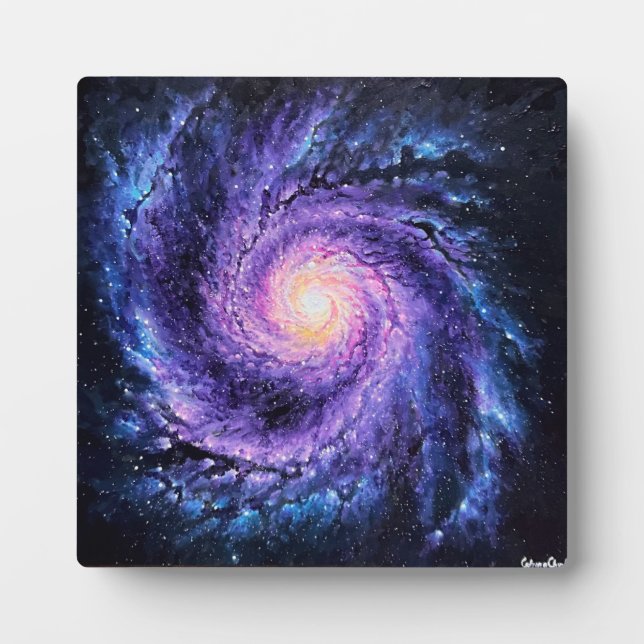 Spyral galaxy plaque (Front)