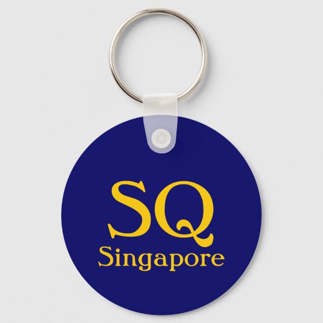 SQ, Singapore Keychain (Front)