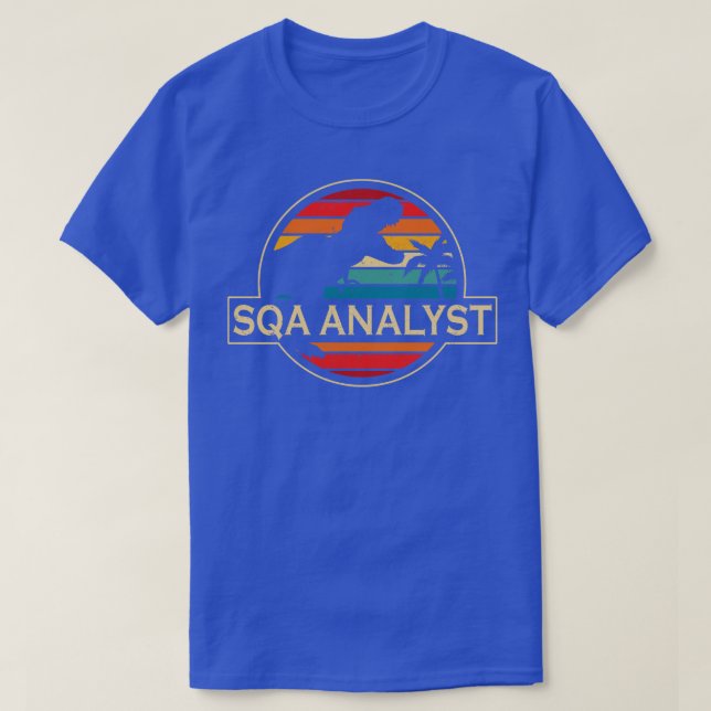 Sqa Analyst Dinosaur T-Shirt (Design Front)