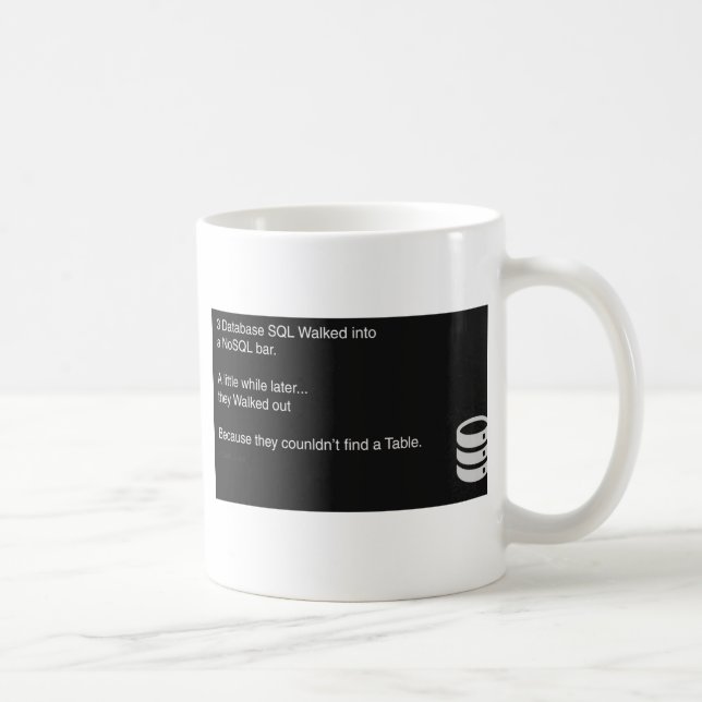 SQL Computer Mug (Right)