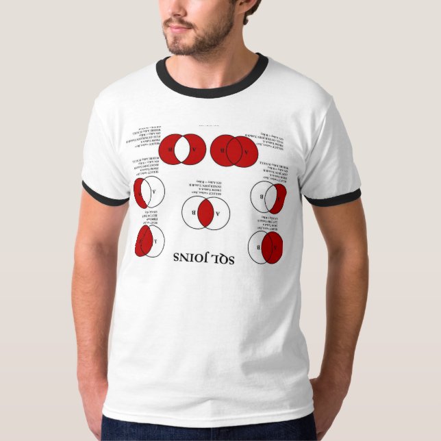 SQL Join Quizzing T-Shirt (Front)