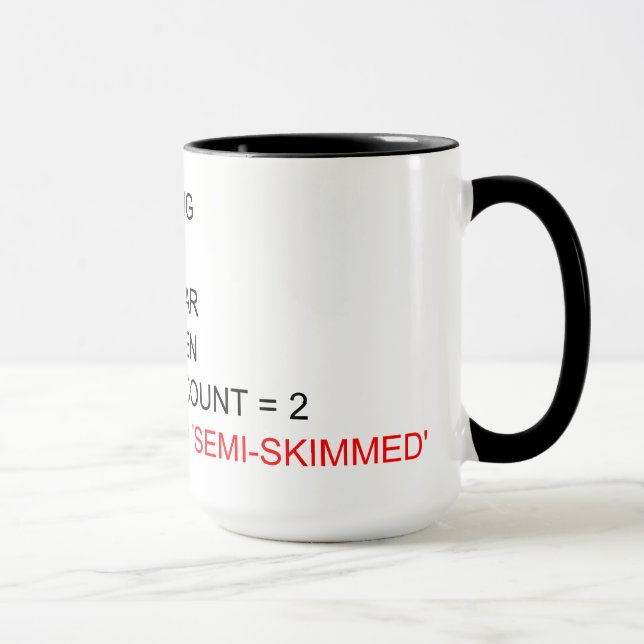 SQL PROGRAMMING TEA MUG (Right)
