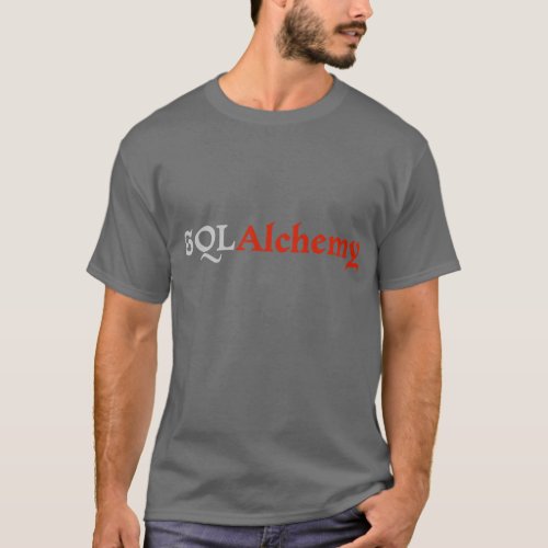 SQLAlchemy Light on Dark Logo T Shirt
