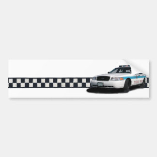 Squad Checkerband Bumper Stickers