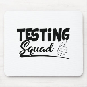 Squad Funny Exam Test Day Gifts For Students  Mouse Pad