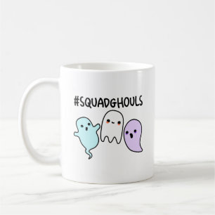 Squad Ghouls Funny Halloween Ghost Pun Coffee Mug