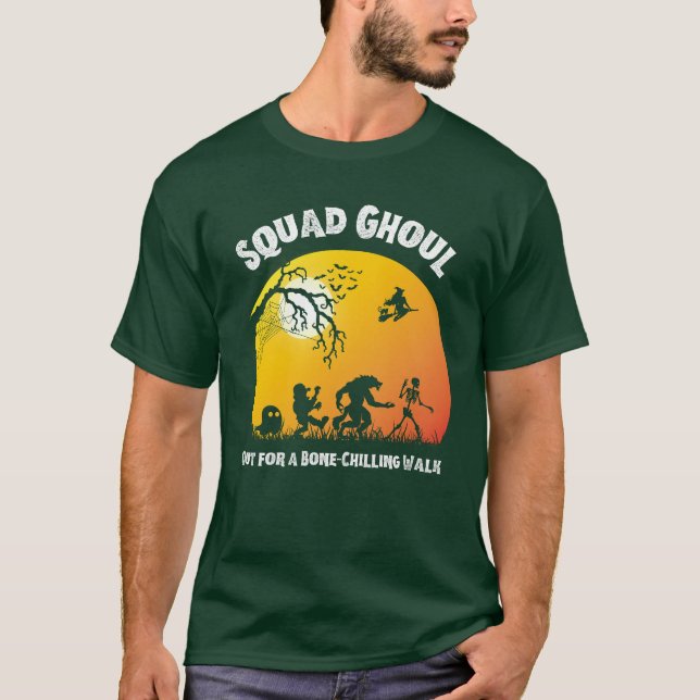 Squad Ghouls Halloween Monster Parade T-Shirt (Front)